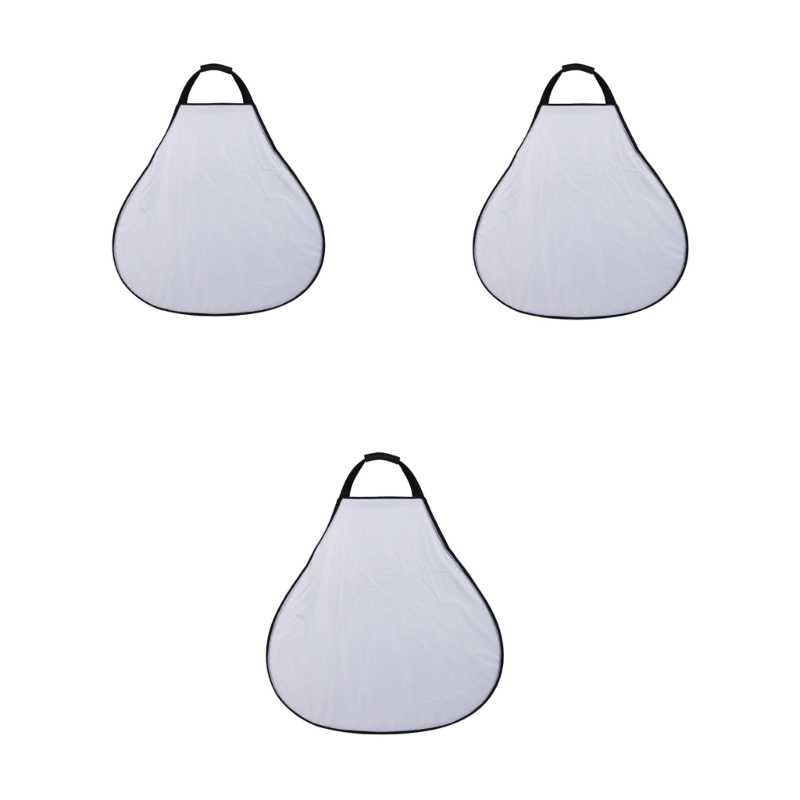 Photography Lighting Reflectors - 30cm/60cm/80cm Professional Triangle Photography Reflector Foldable