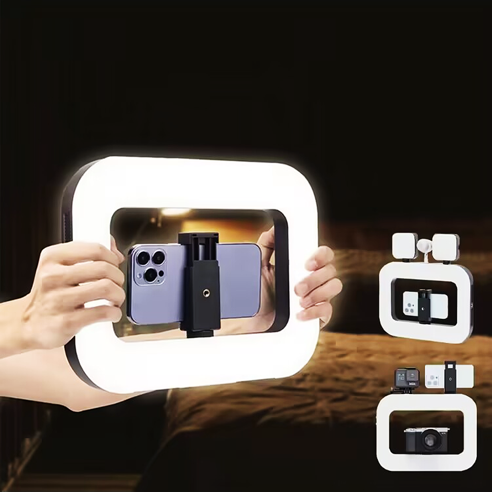 Photography Artificial Lighting - Roreta Handheld Ring LED Rechargeable Portable