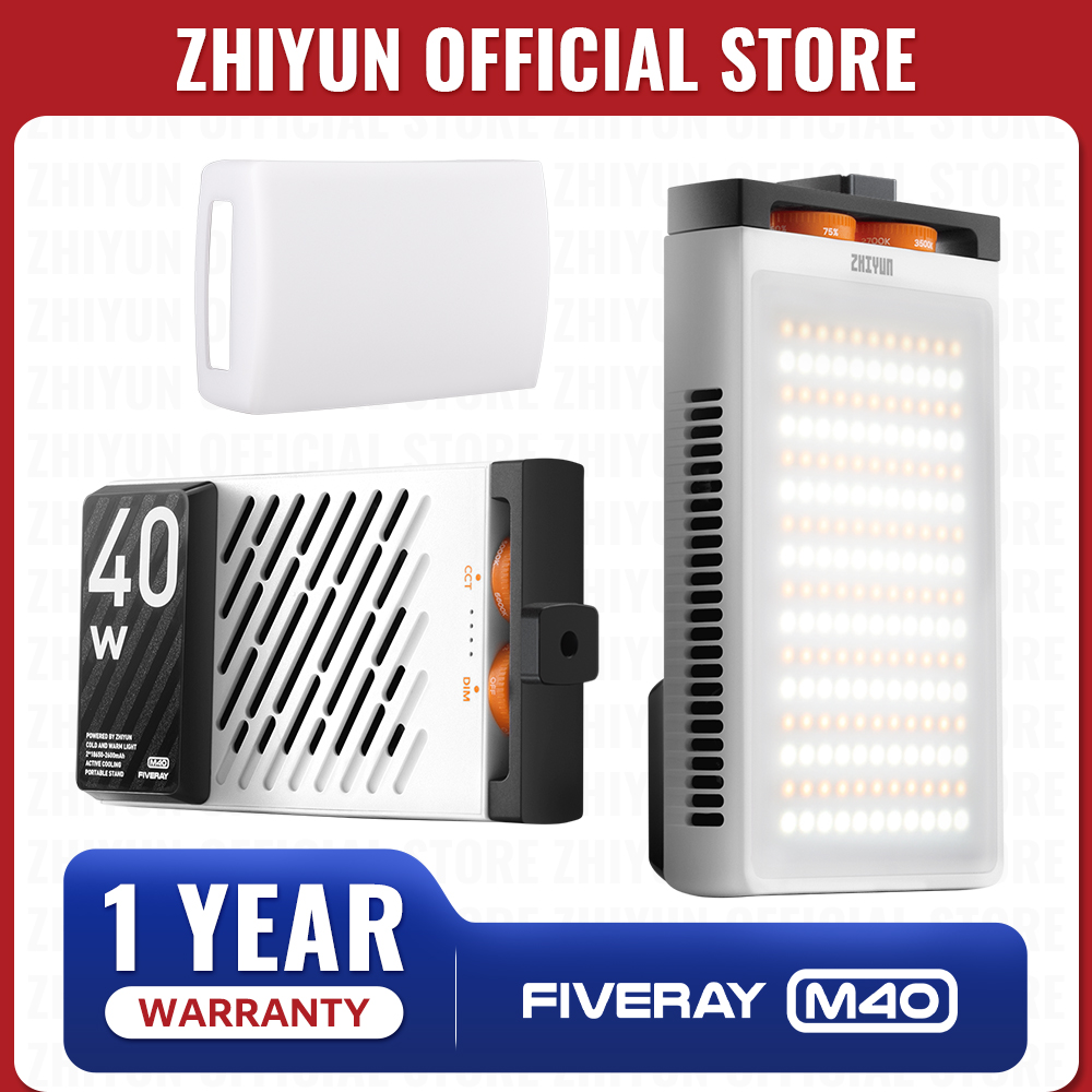 Photography Lighting Indoor - ZHIYUN Official FIVERAY M40 40W LED
