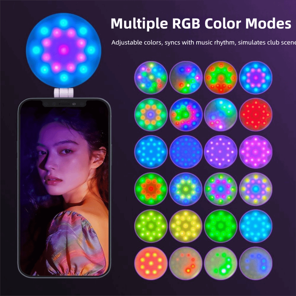 Photography Lighting Rgb - 3000-6500K Portable Mini Fill Light Three-color/RGB