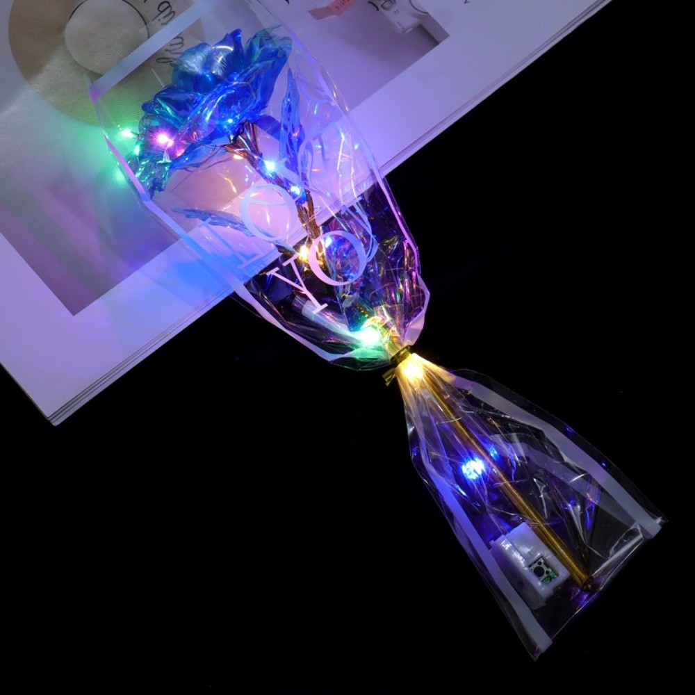Glowing Gold Foil Rose Flower  - Photography Artificial Lighting บทวิจารณ์และราคา