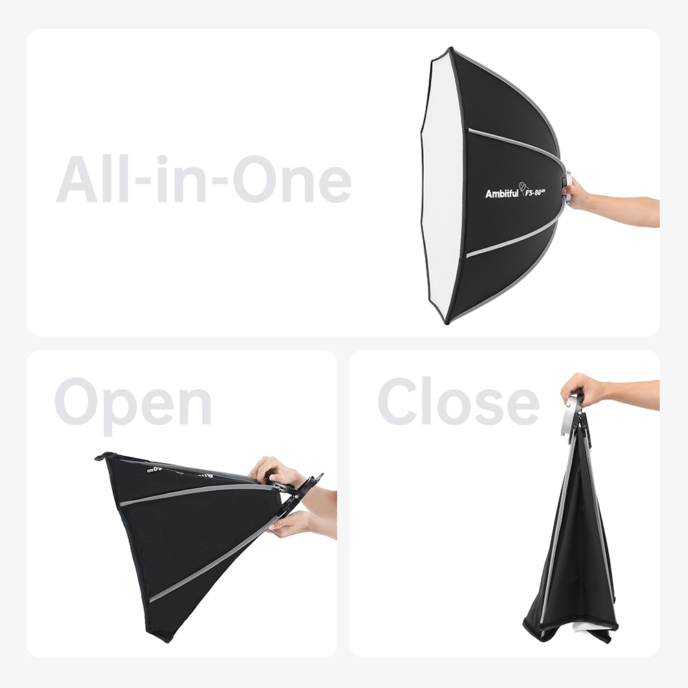 AMBITFUL FS60PROII Fast Setup  - Photography Studio Lighting Set Up บทวิจารณ์และราคา
