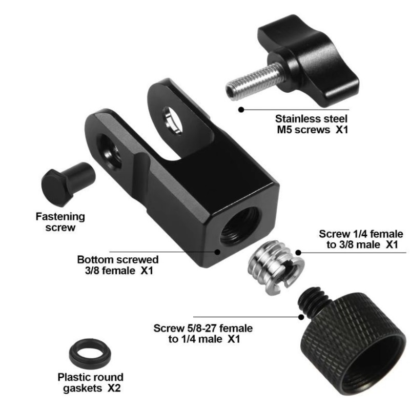 DT76 Microphone Adapter 3/8-In - Boom Arm Stand บทวิจารณ์และราคา