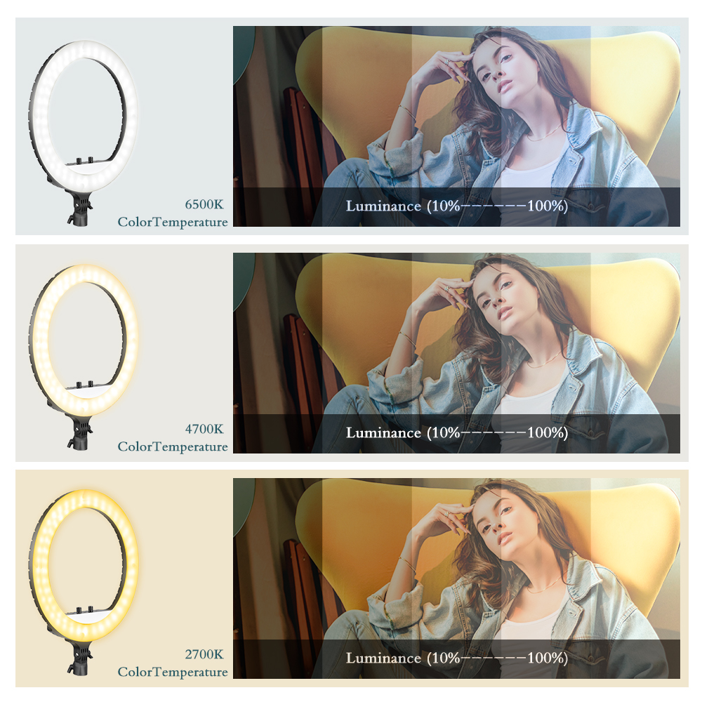 SH 18 Inch Knob Ring Light LED - Led Ring Light 18 บทวิจารณ์และราคา