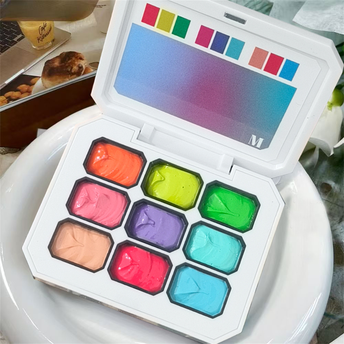 1pc 9-color solid nail polish  - Photography Lighting Gel บทวิจารณ์และราคา