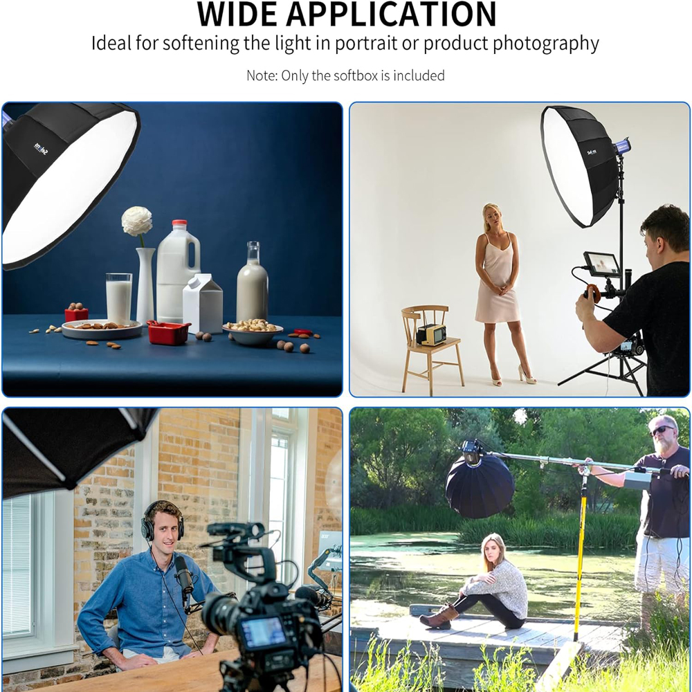 Selens Quick-Setup Parabolic S - Photography Studio Lighting Set Up บทวิจารณ์และราคา