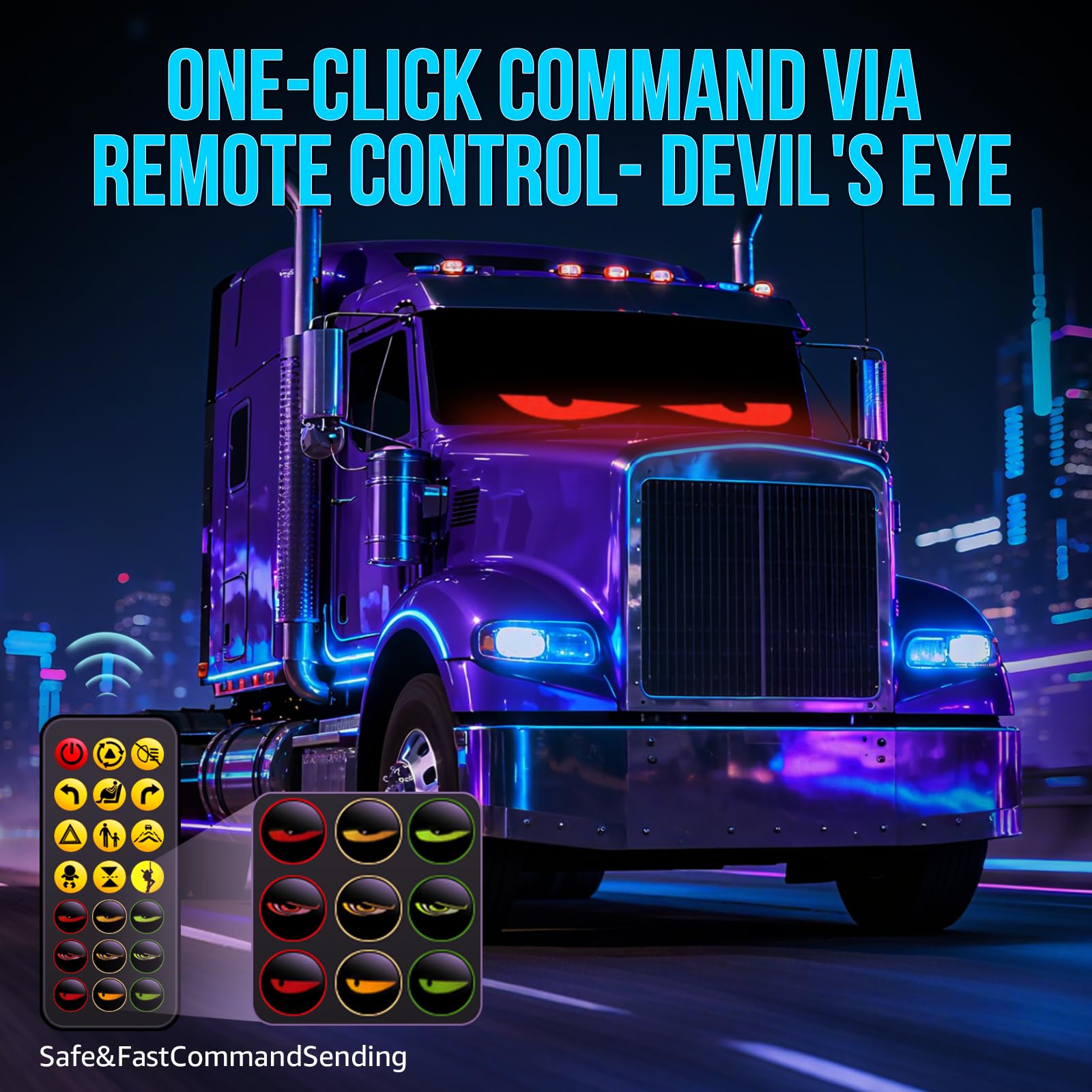 LED Car windshield Truck Eye R - Video Light Panel Led บทวิจารณ์และราคา