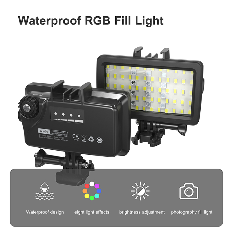 Waterproof RGB/LED Fill Light  - Photography Lighting Rgb บทวิจารณ์และราคา