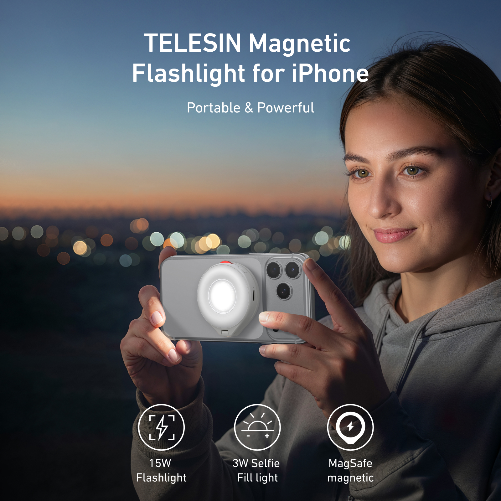 TELESIN Magnetic Flash light S - Photography Lighting Brands บทวิจารณ์และราคา