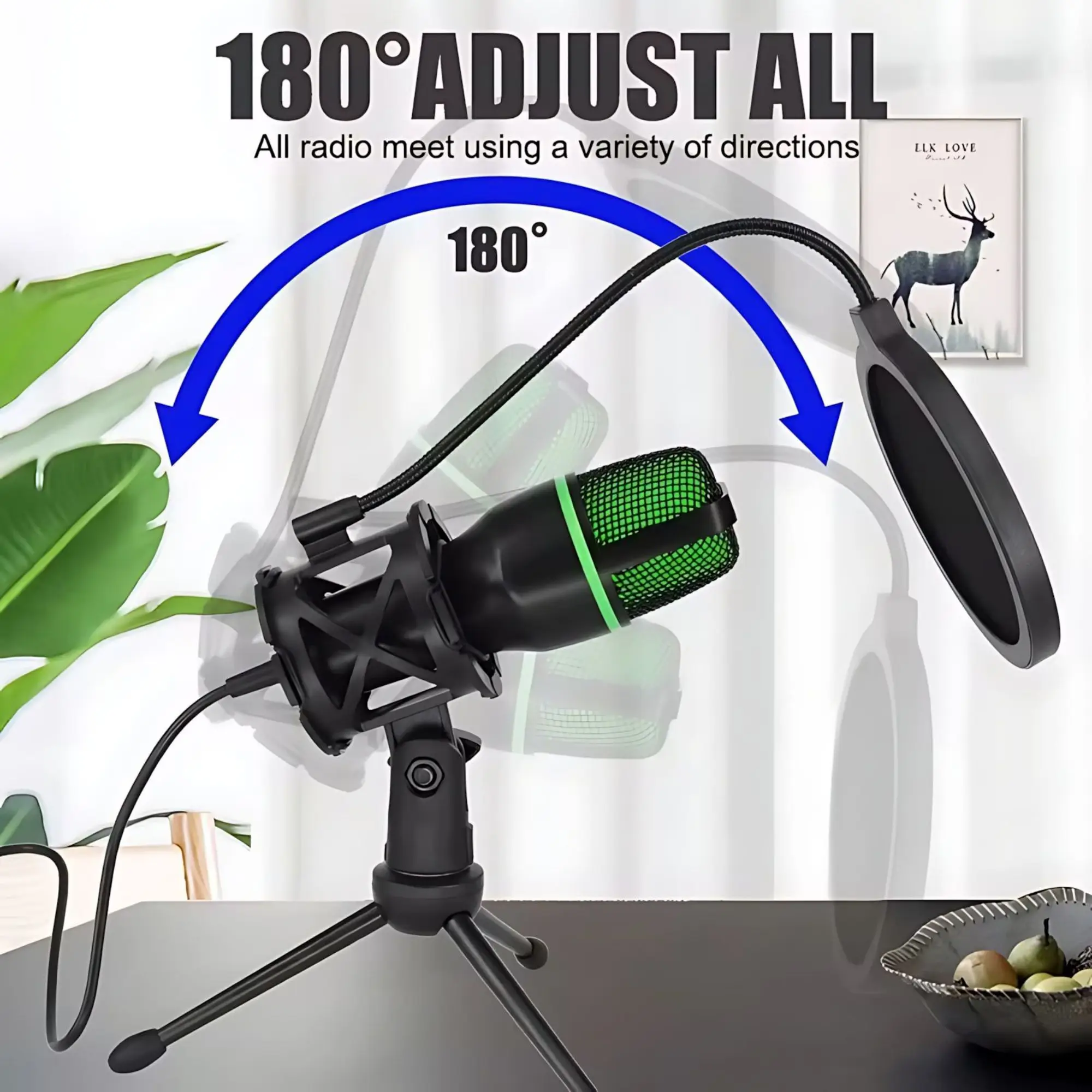 Professional USB Condenser Mic - Photography Lighting Uk บทวิจารณ์และราคา