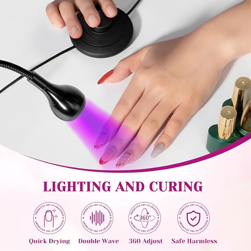 5W/3W UV Led Nail Lamp Foot Pe - Photography Lighting Gel บทวิจารณ์และราคา