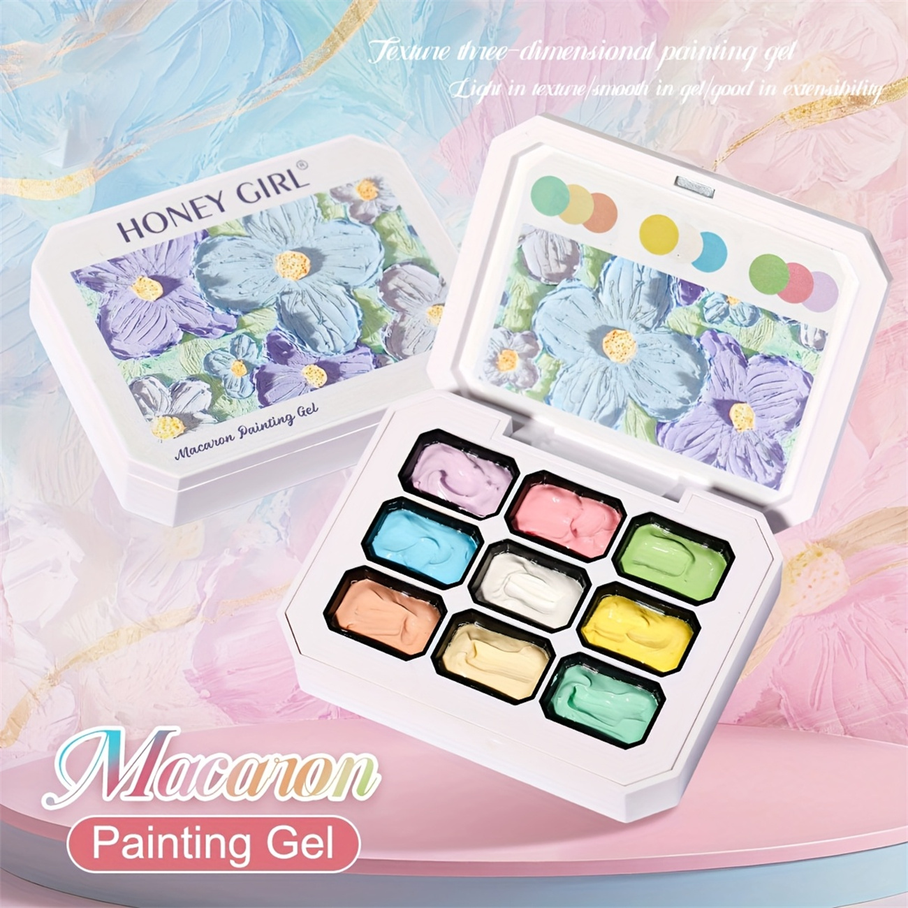 1pc 9-color Makaron solid nail - Photography Lighting Gel บทวิจารณ์และราคา