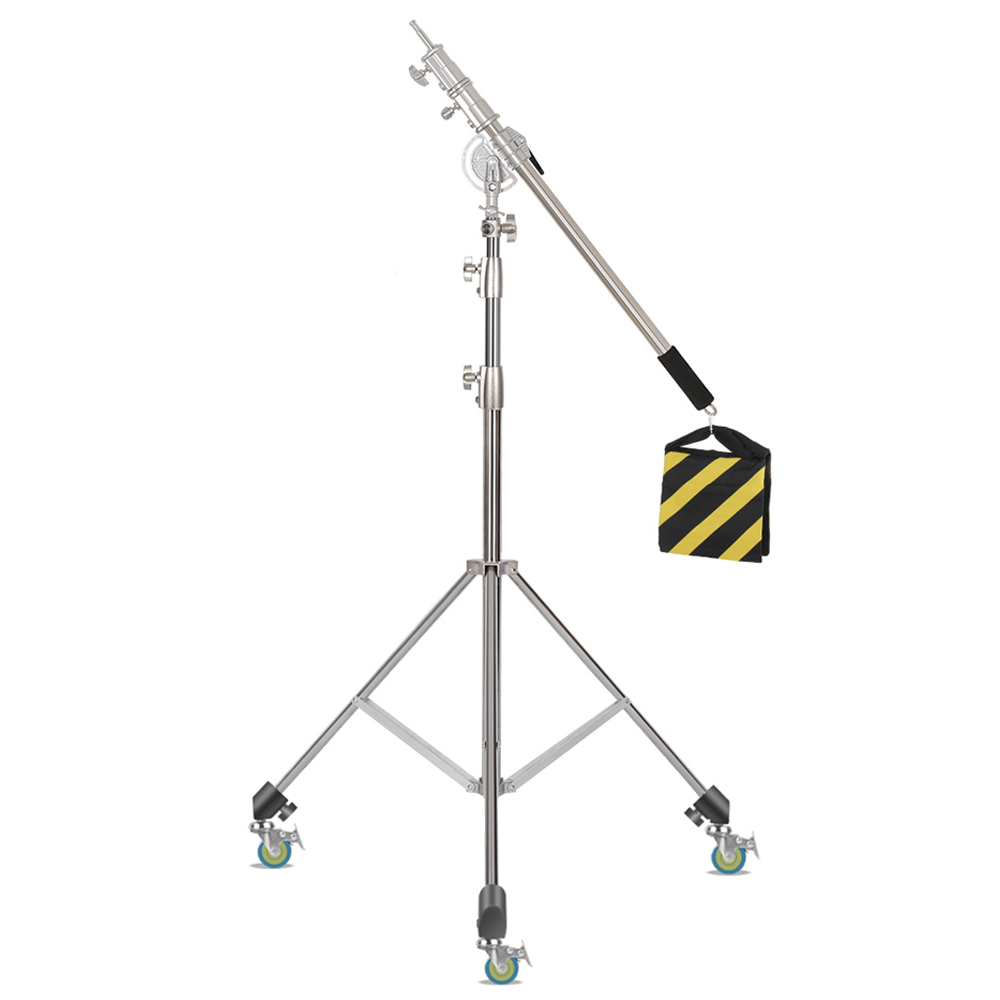 SH 2.8M Stainless Steel Light  - Boom Arm Stand บทวิจารณ์และราคา