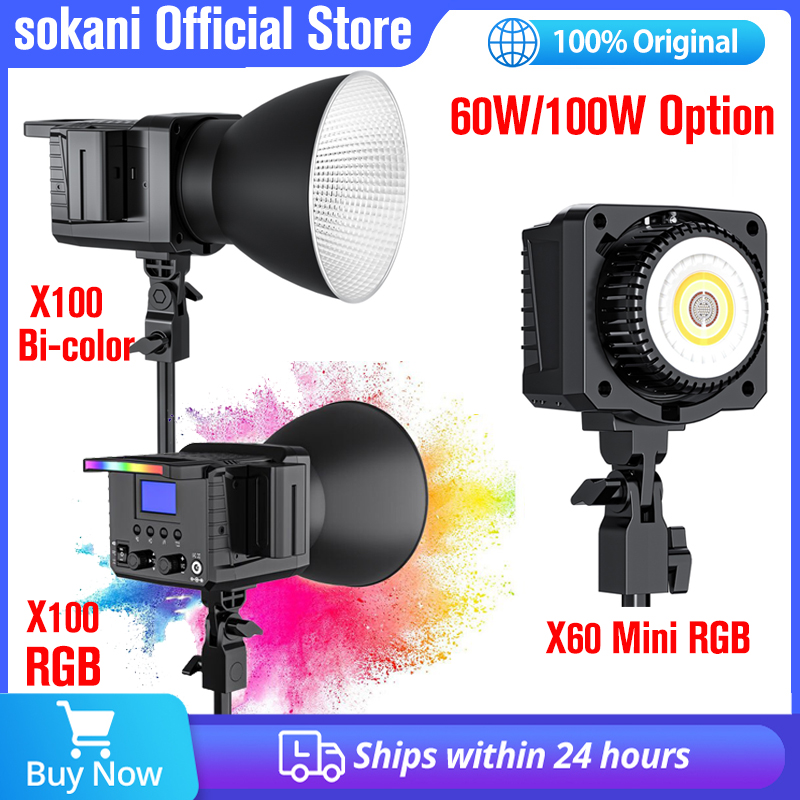 Sokani X100 / X60 Mini RGB Bi- - Photography Lighting Rgb บทวิจารณ์และราคา