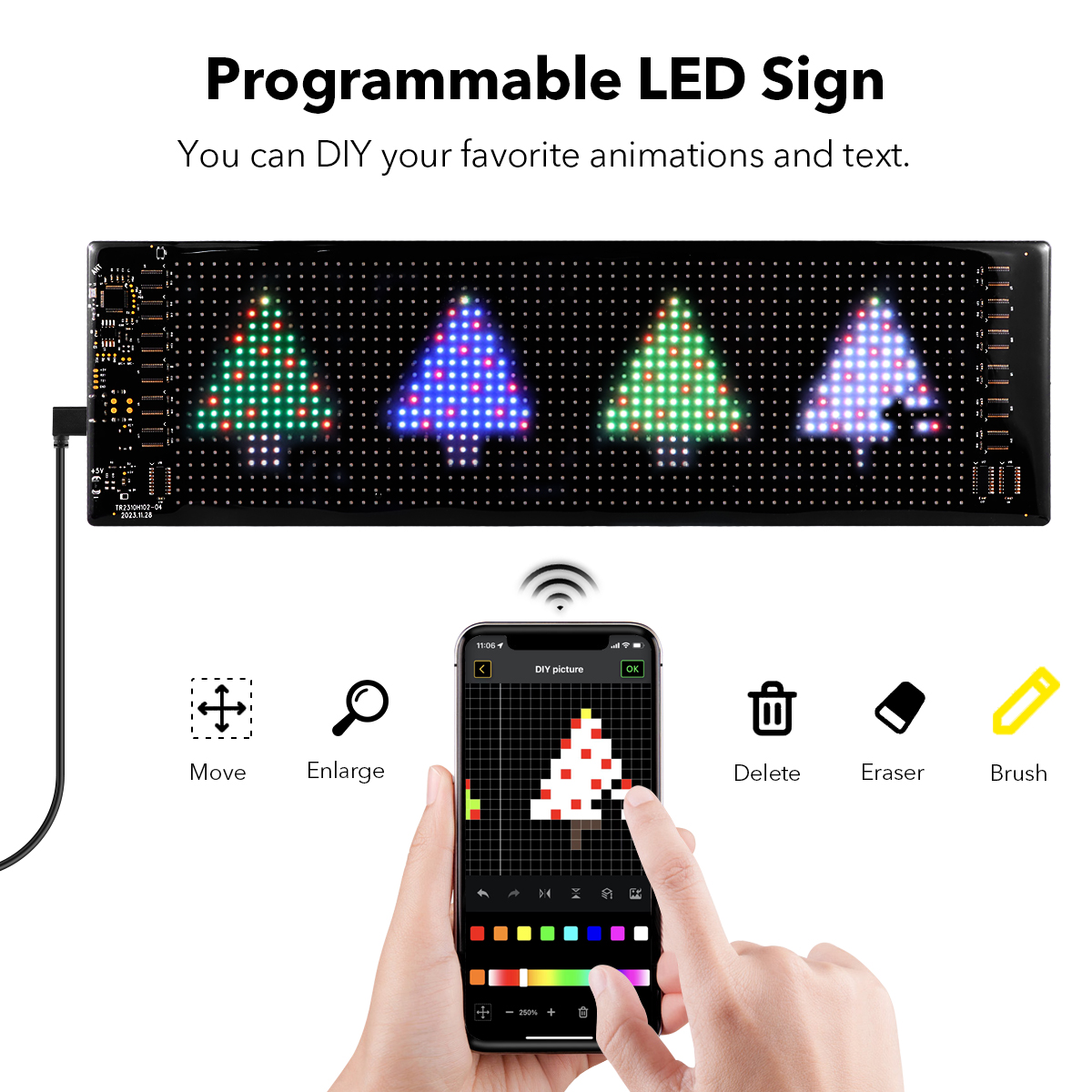 16x96 LEDs Matrix Pixel Panel, - Video Light Panel Led บทวิจารณ์และราคา