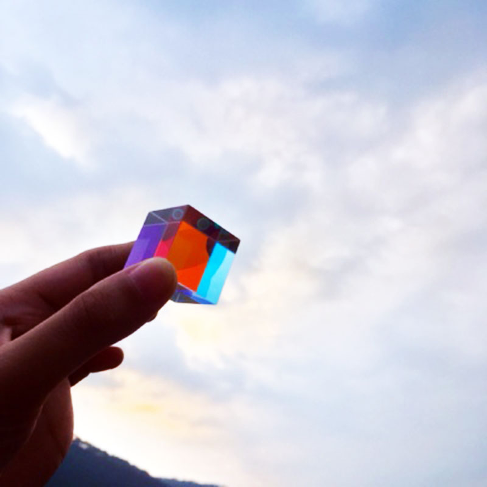 Glass Cube 12.7mm Dichroic Pri - Lighting Glass Photography บทวิจารณ์และราคา