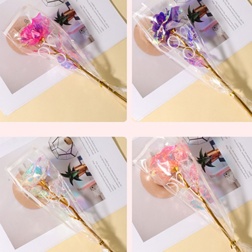 Glowing Gold Foil Rose Flower  - Photography Artificial Lighting บทวิจารณ์และราคา