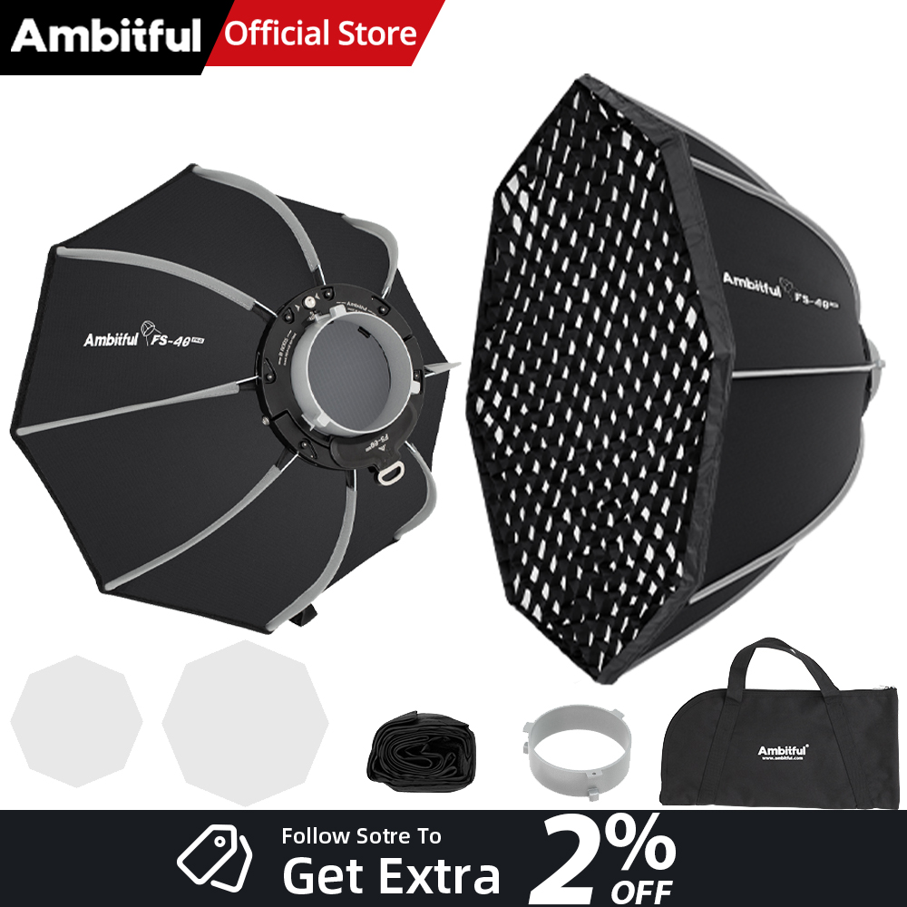 AMBITFUL FS40PROII Fast Setup  - Photography Studio Lighting Set Up บทวิจารณ์และราคา