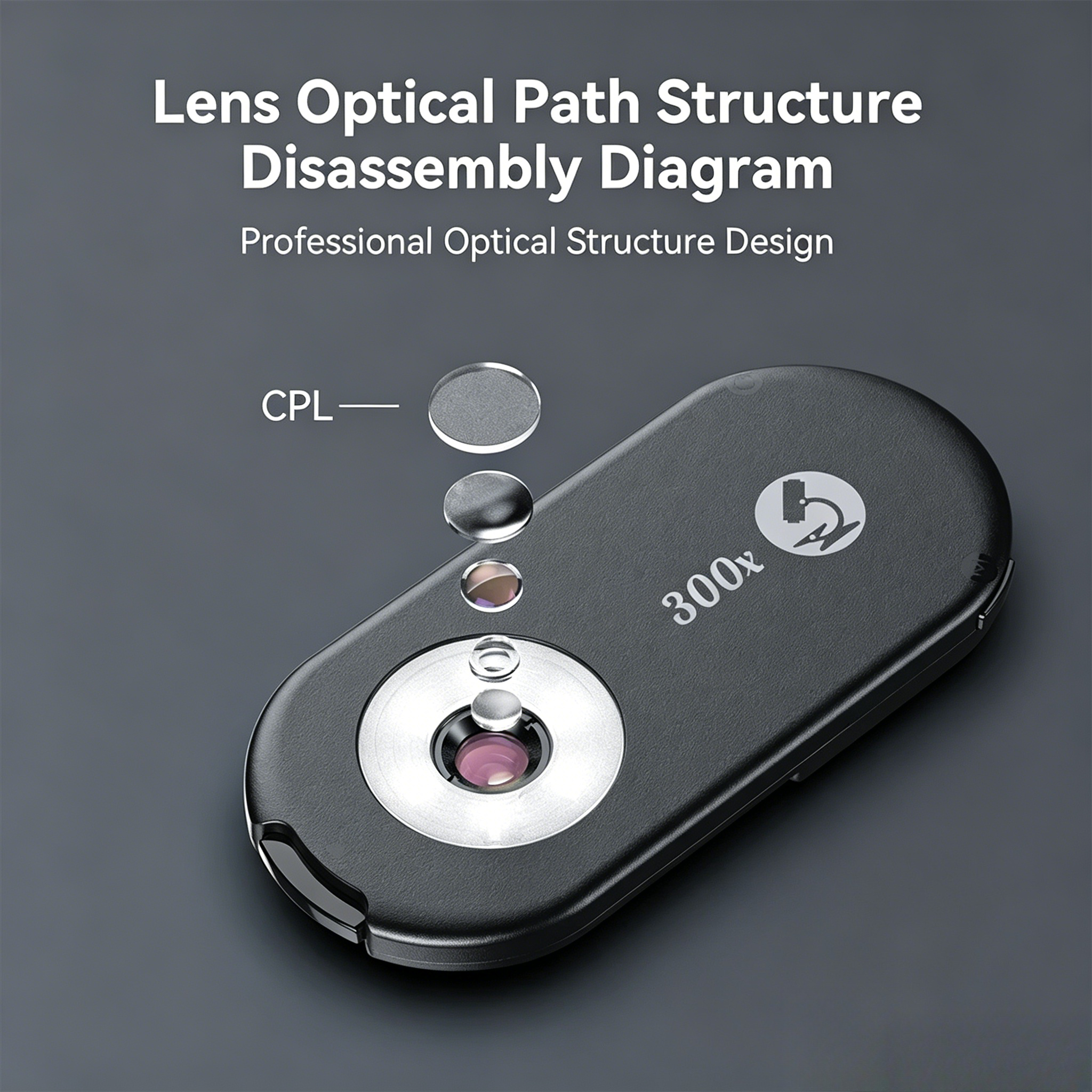 100-300X Microscope Lens Phone - Jewelry Photography Lighting Kit บทวิจารณ์และราคา