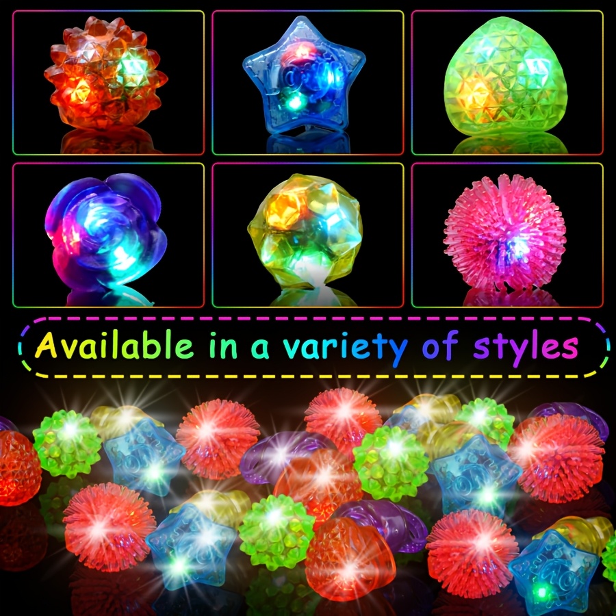 10Pcs LED Light Up Jelly Rings - Led Ring Light 18 บทวิจารณ์และราคา