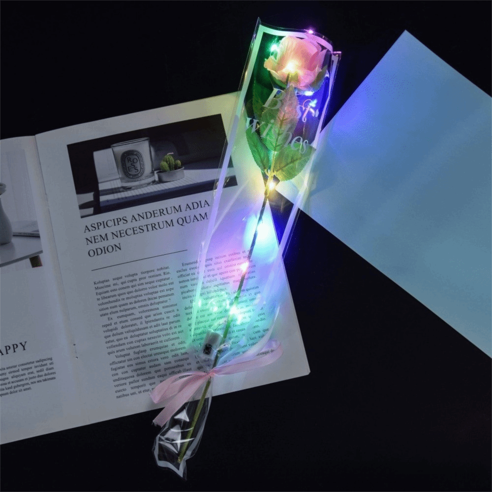 Glowing Artificial Rose Flower - Photography Artificial Lighting บทวิจารณ์และราคา