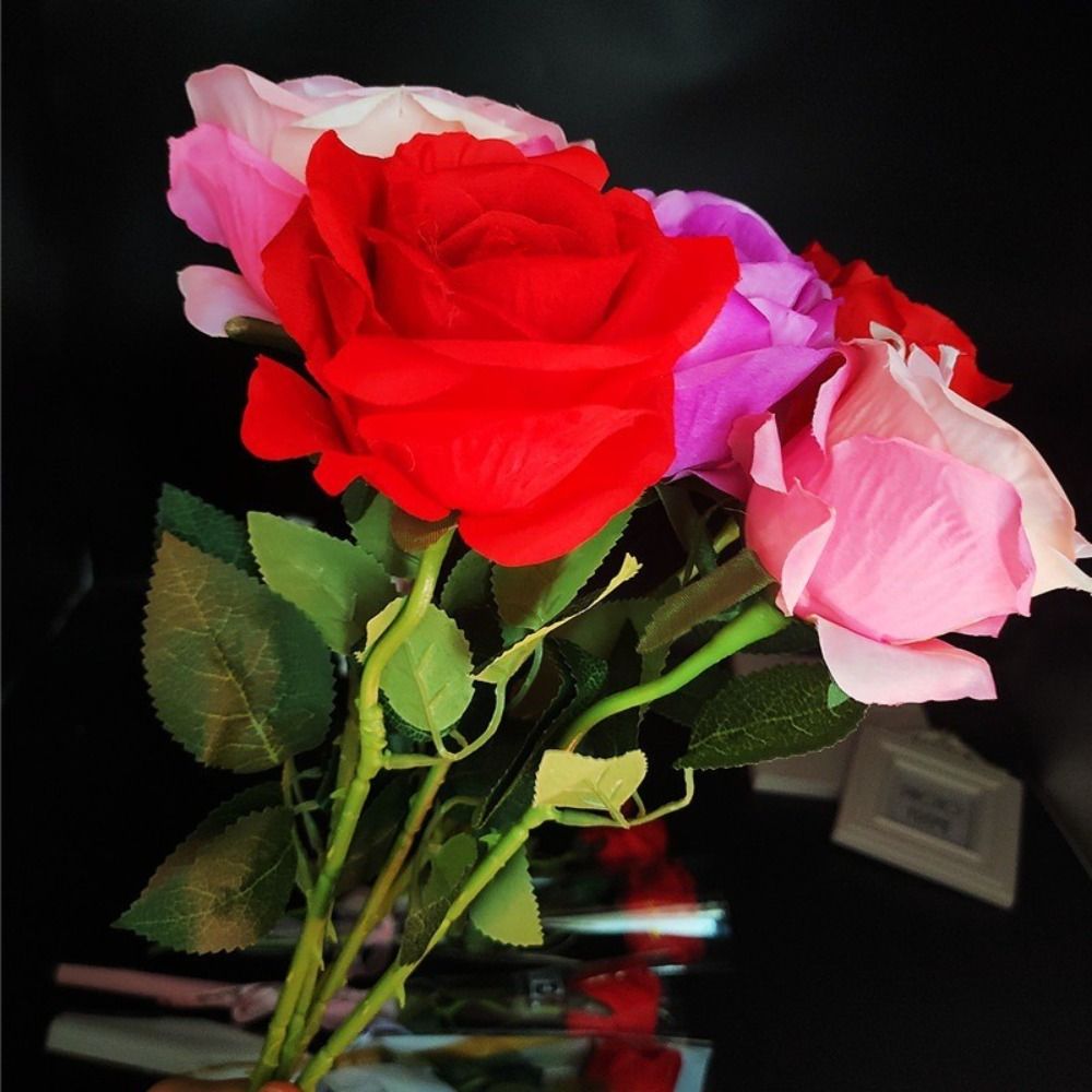 Glowing Artificial Rose Flower - Photography Artificial Lighting บทวิจารณ์และราคา