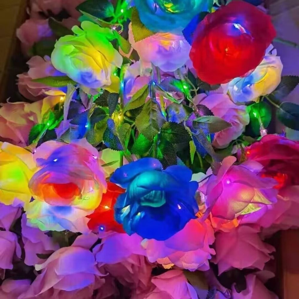 Glowing Artificial Rose Flower - Photography Artificial Lighting บทวิจารณ์และราคา
