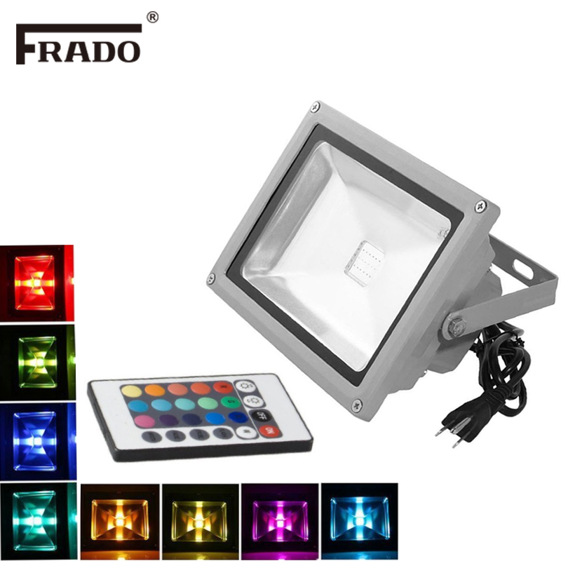 RGB LED Flood Lights 10W LED E - Photography Lighting Uk บทวิจารณ์และราคา