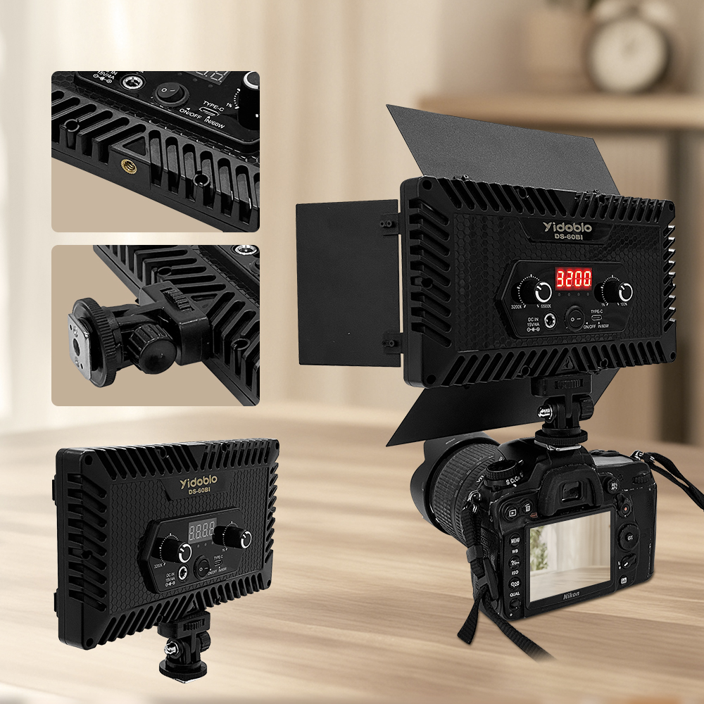 Portable Video Light DS60BI Ph - Video Light Panel Led บทวิจารณ์และราคา