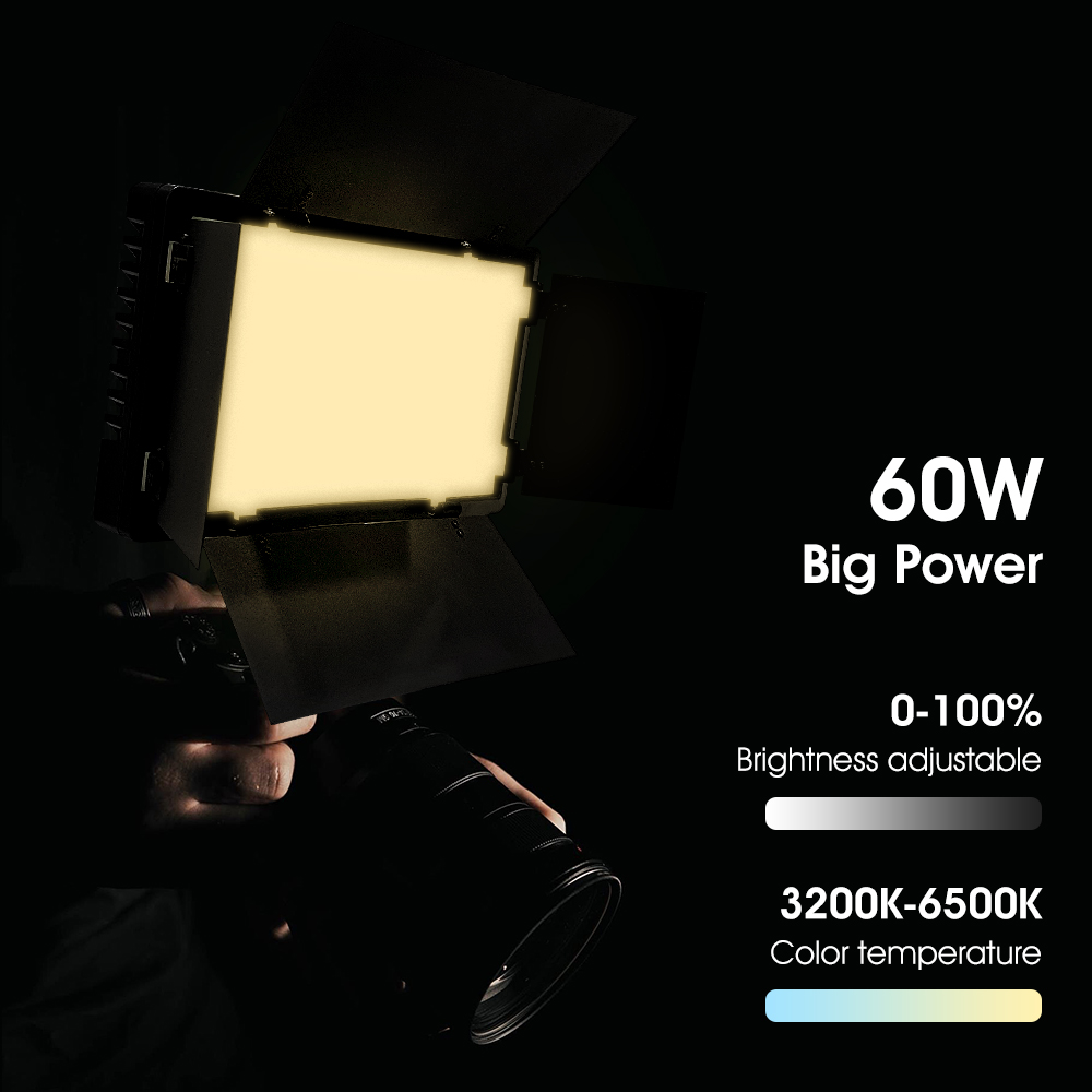 Portable Video Light DS60BI Ph - Video Light Panel Led บทวิจารณ์และราคา