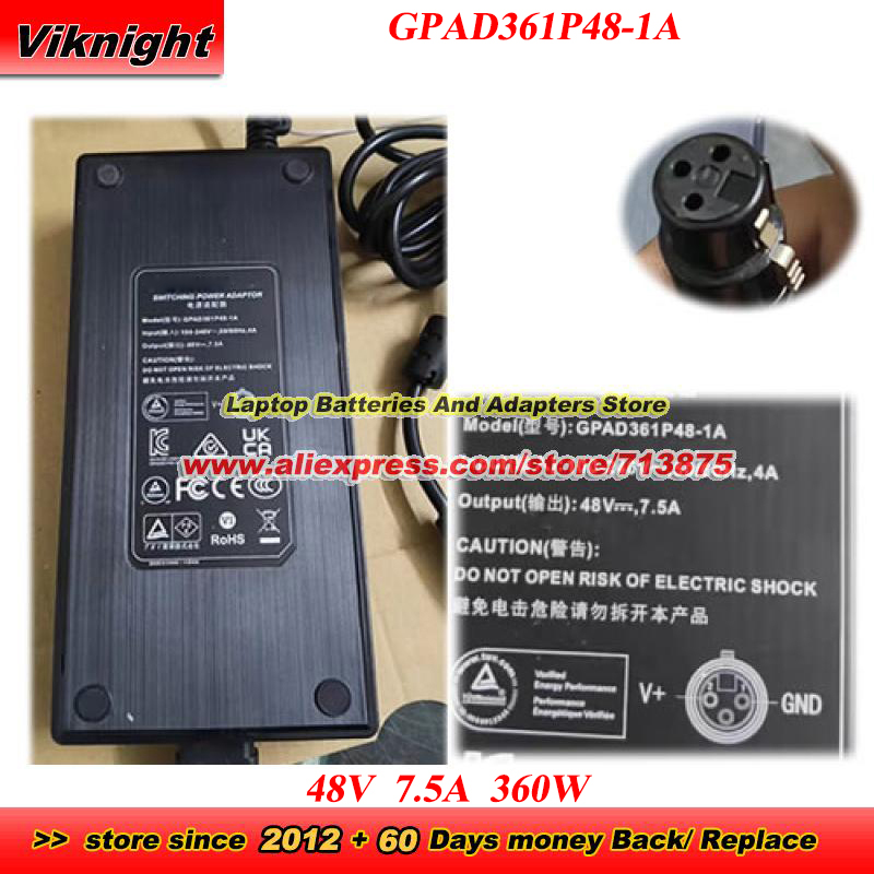 GPAD361P48-1A AC Adapter 48V 7 - Photography Lighting Uk บทวิจารณ์และราคา
