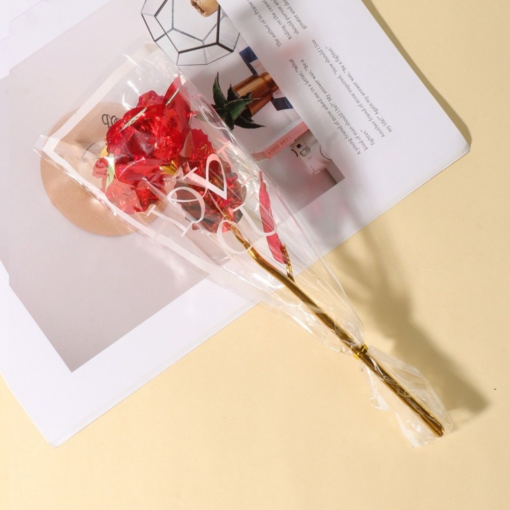 Glowing Gold Foil Rose Flower  - Photography Artificial Lighting บทวิจารณ์และราคา