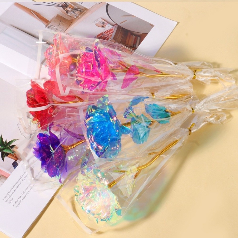 Glowing Gold Foil Rose Flower  - Photography Artificial Lighting บทวิจารณ์และราคา