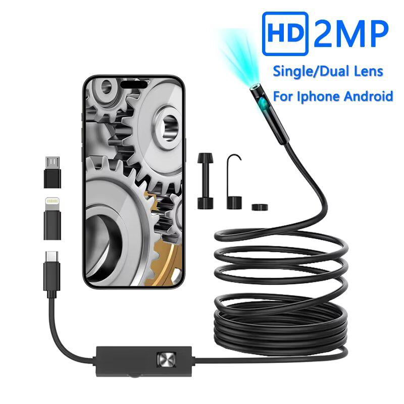 Single/Dual Lens Endoscope Cam - Photography Lighting Diagram บทวิจารณ์และราคา
