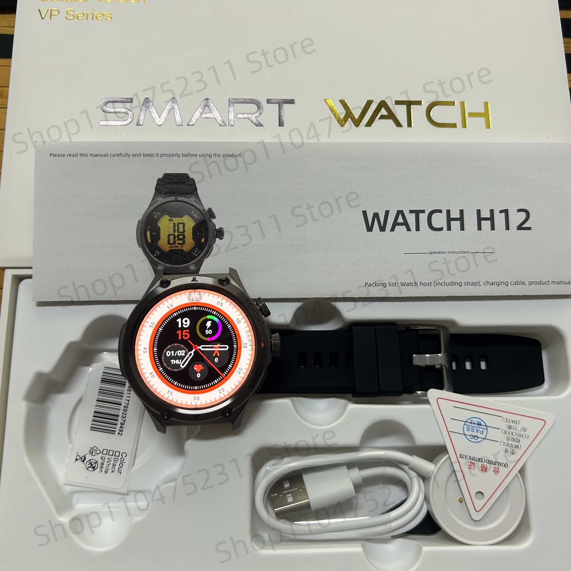 H12 Smartwatch 4G LTE Smart Wa - Photography Lighting Gel บทวิจารณ์และราคา