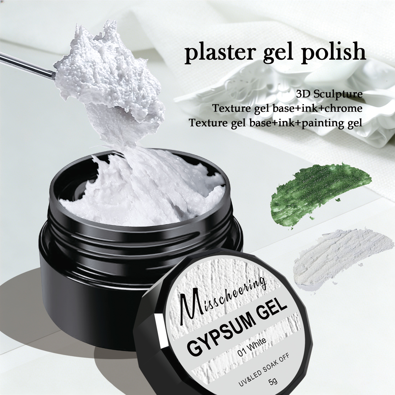 5g Solid Gypsum Painting Nail  - Photography Lighting Gel บทวิจารณ์และราคา
