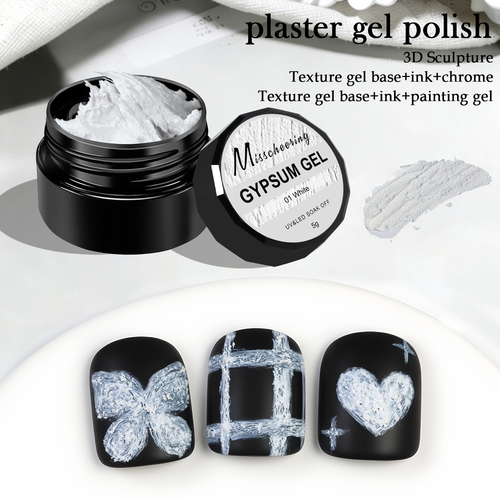 5g Solid Gypsum Painting Nail  - Photography Lighting Gel บทวิจารณ์และราคา