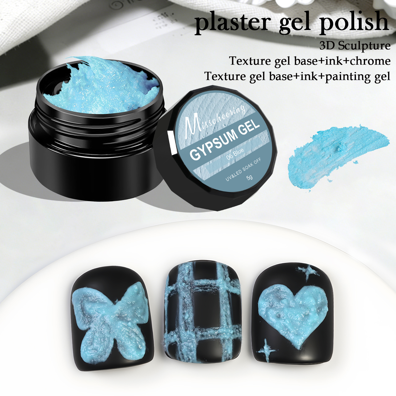 5g Solid Gypsum Painting Nail  - Photography Lighting Gel บทวิจารณ์และราคา