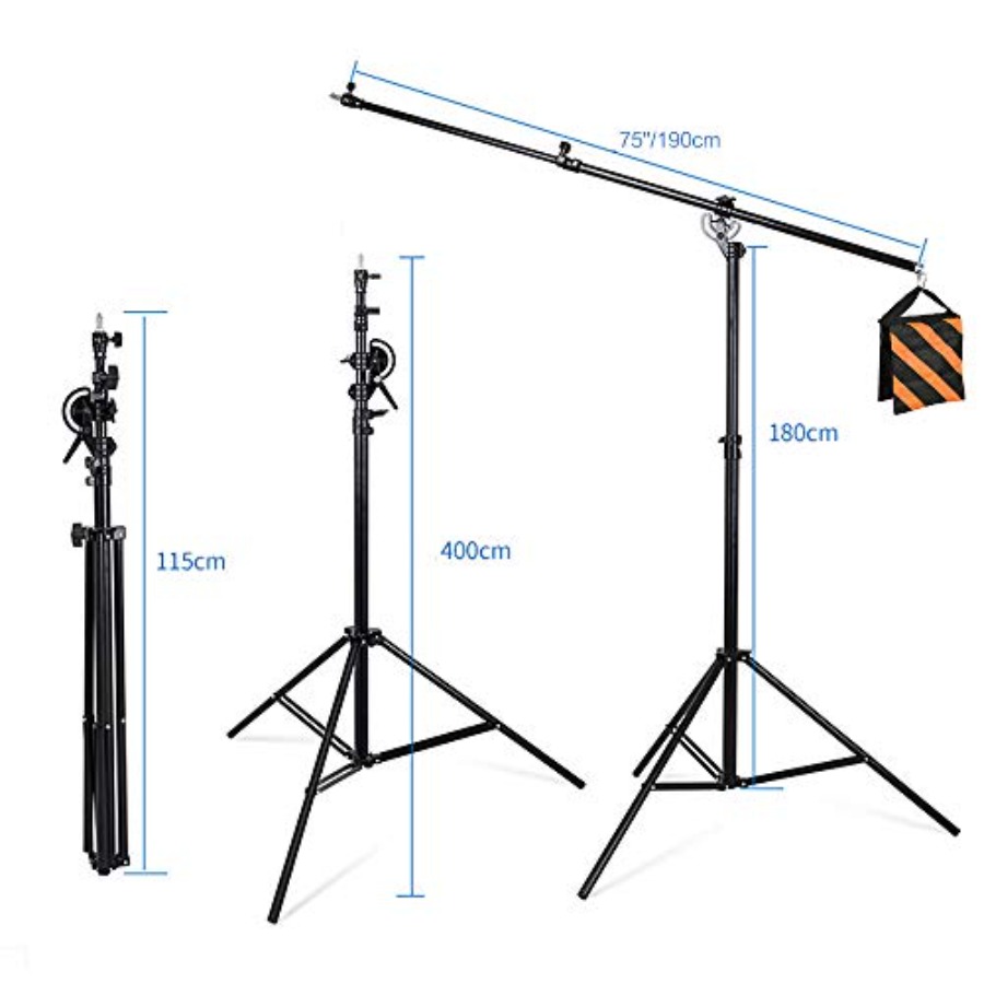 Max 13.2ft/400cm Two Way Adjus - Light Stand Sandbag บทวิจารณ์และราคา