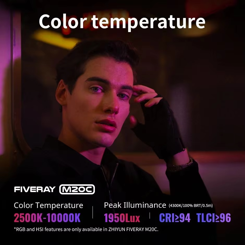 ZHIYUN FIVERAY M20C RGB M20 Bi - Photography Lighting Rgb บทวิจารณ์และราคา