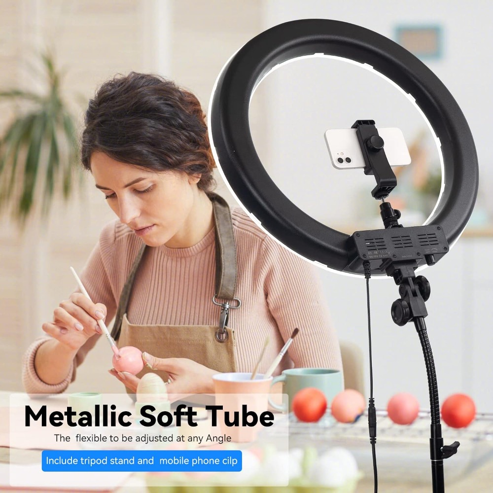 18-Inch 55W Ring Light with 24 - Led Ring Light 18 บทวิจารณ์และราคา