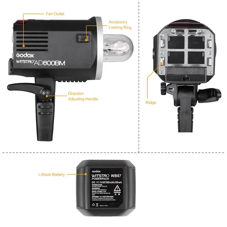 2026 Premium  AD600BM 600W Stu - Photography Lighting For Studio บทวิจารณ์และราคา