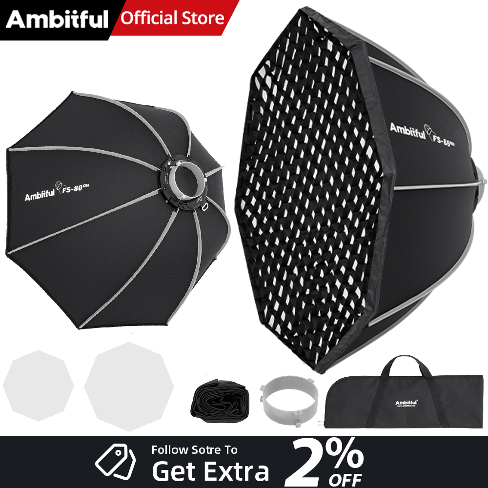 AMBITFUL FS80PROII Fast Setup  - Photography Studio Lighting Set Up บทวิจารณ์และราคา