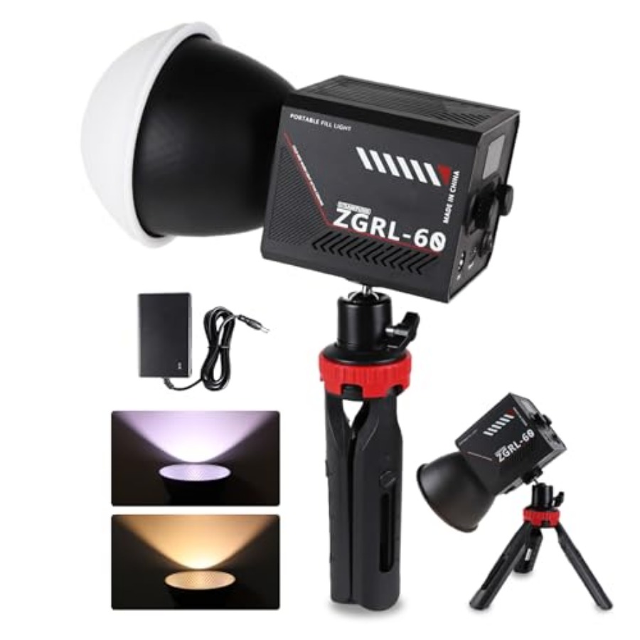 60W COB LED Video Light Handhe - Photography Lighting For Studio บทวิจารณ์และราคา