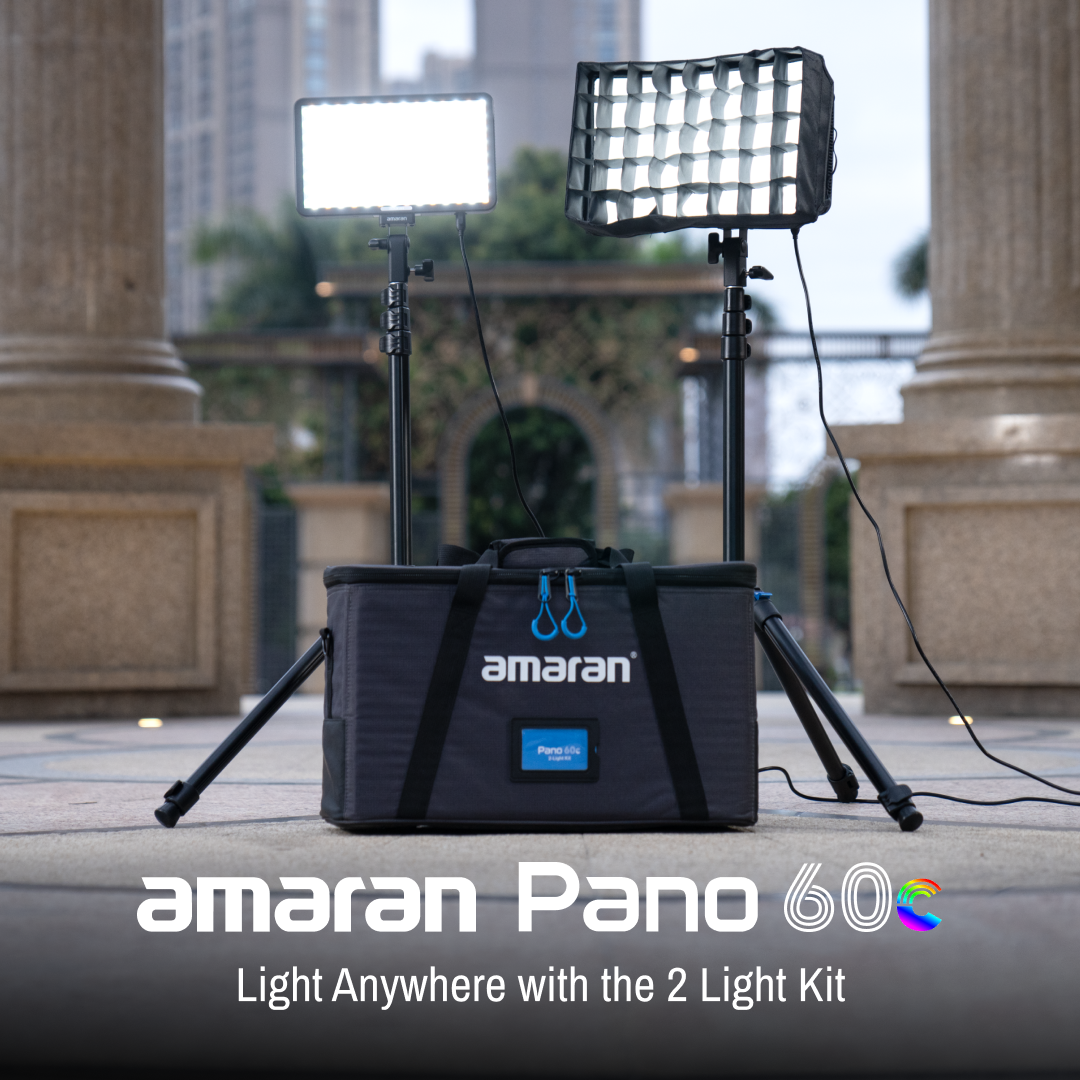 amaran Pano 60c 2-Light Kit Pa - Video Light Panel Led บทวิจารณ์และราคา