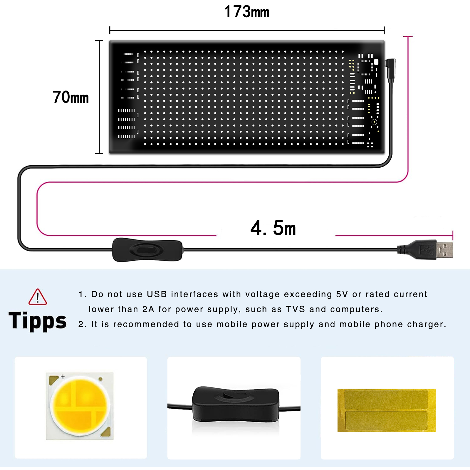 Programmable Flexible LED Sign - Video Light Panel Led บทวิจารณ์และราคา