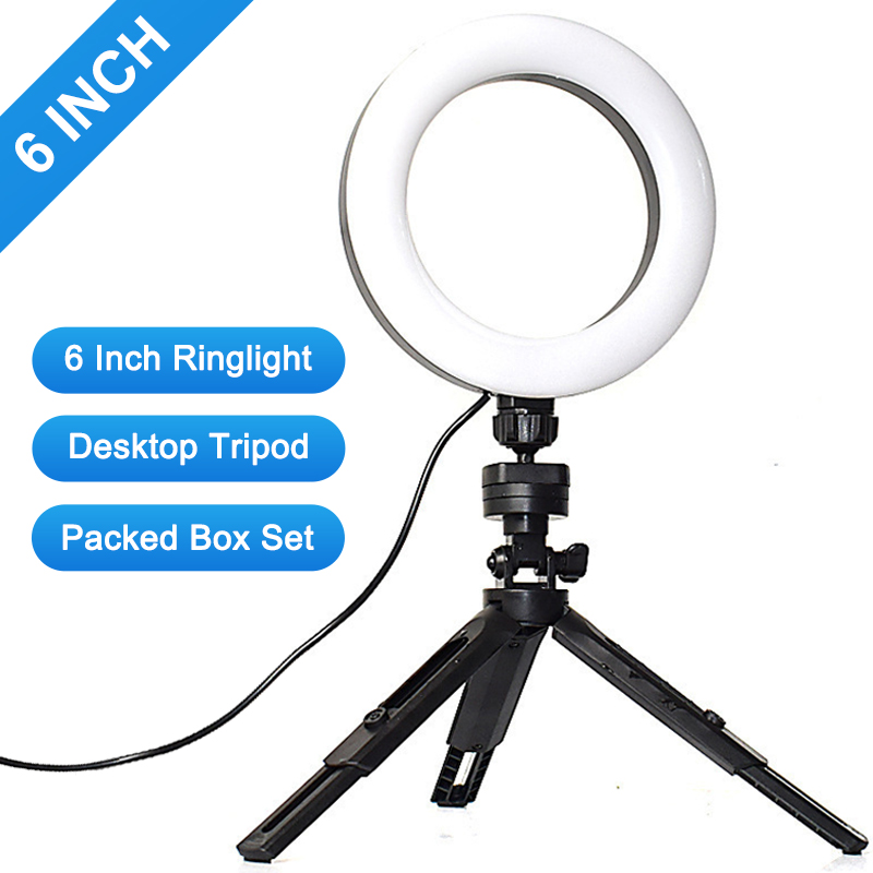 6 Inch Mini LED Selfie Ring Li - Photography Lighting Uk บทวิจารณ์และราคา