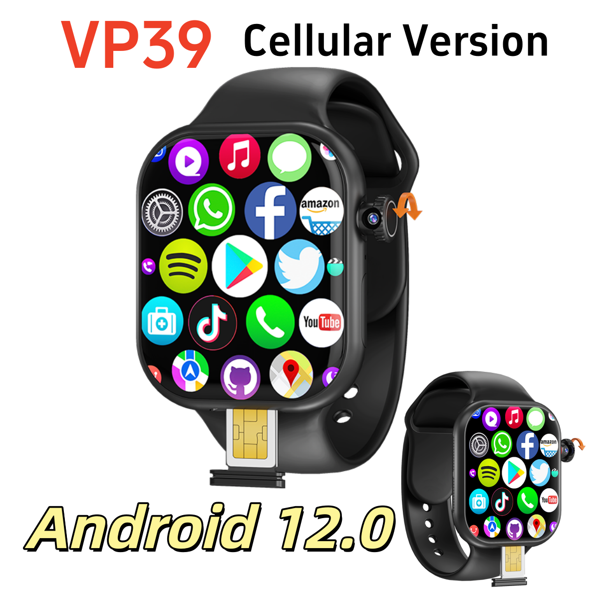 VP39 Smart Watch 5G Android12. - Photography Lighting Gel บทวิจารณ์และราคา