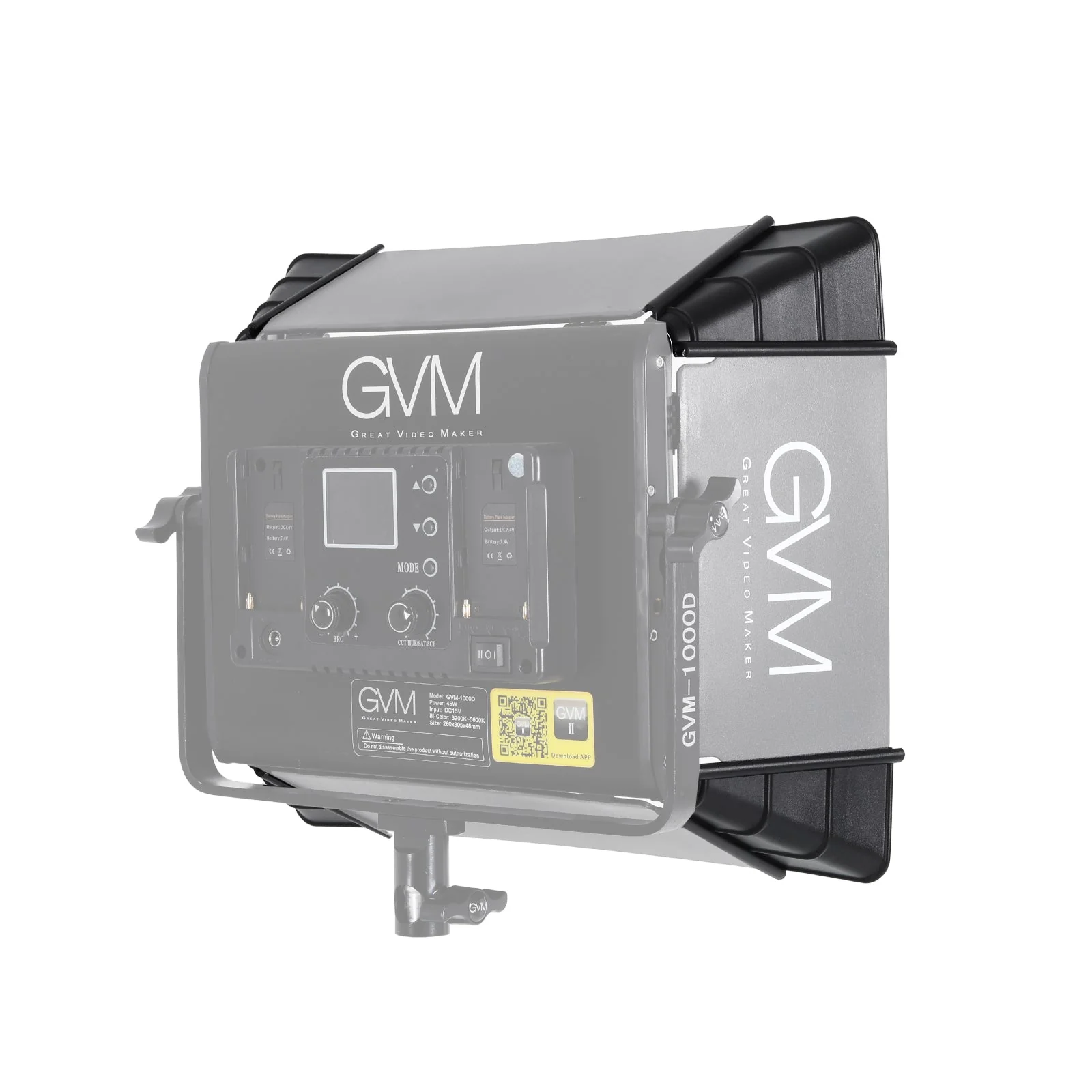 GVM Softbox Diffuser for 1000D - Video Light Panel Led บทวิจารณ์และราคา