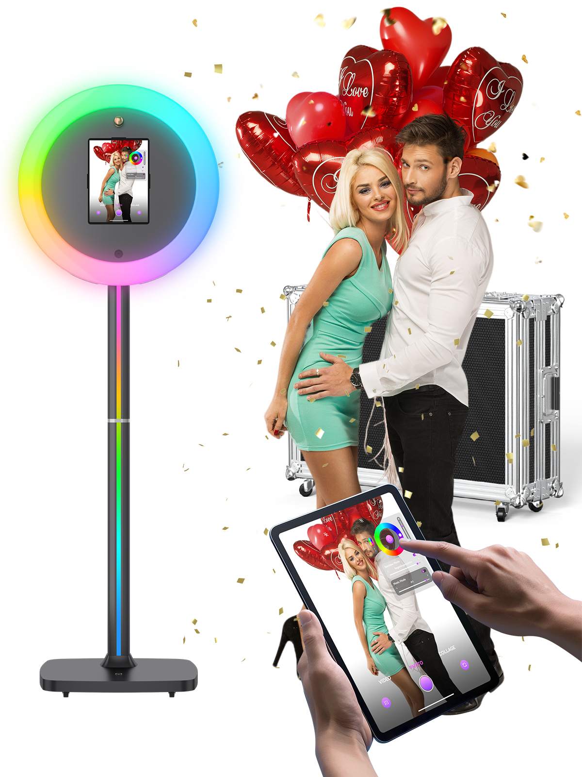 Ipad Photo Booth Machine for P - Photography Lighting Rgb บทวิจารณ์และราคา